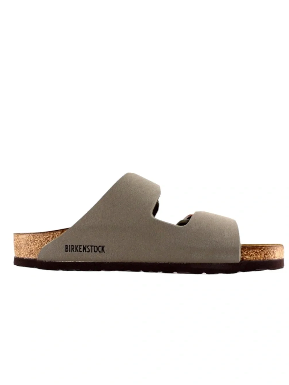 NWT Birkenstock Arizona Birko-Flor Sandals in Stone Size 44 Regular Width